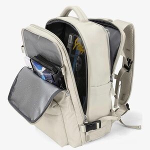 Elegant Cream Backpack for Men